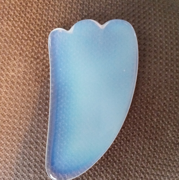 GUA SHA Opalite Crystal Facial Roller Set - Picture 4 of 6